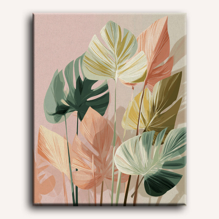 Malen nach Zahlen - Zarte Monstera