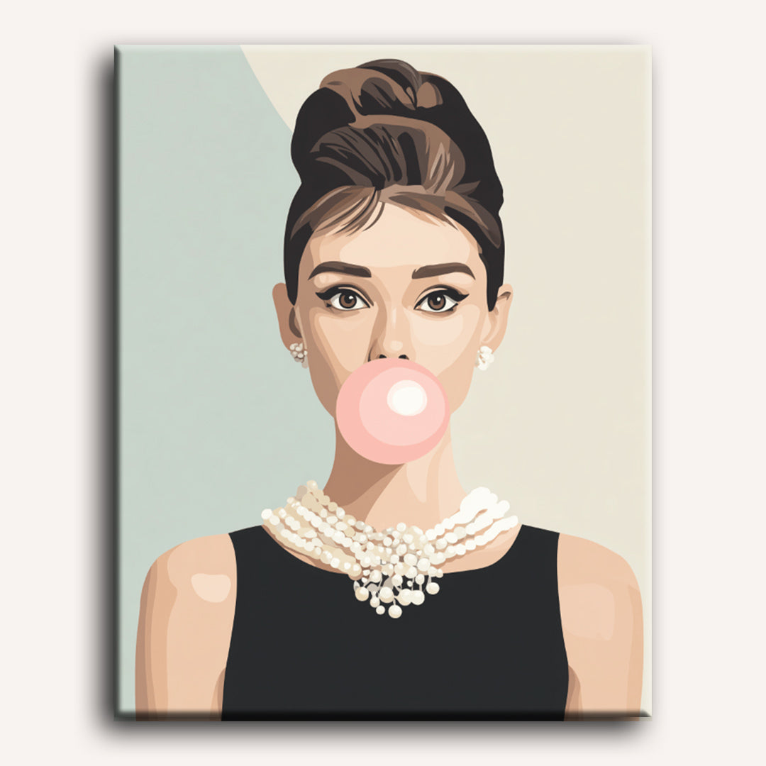 Malen nach Zahlen - Bubblegum-Eleganz