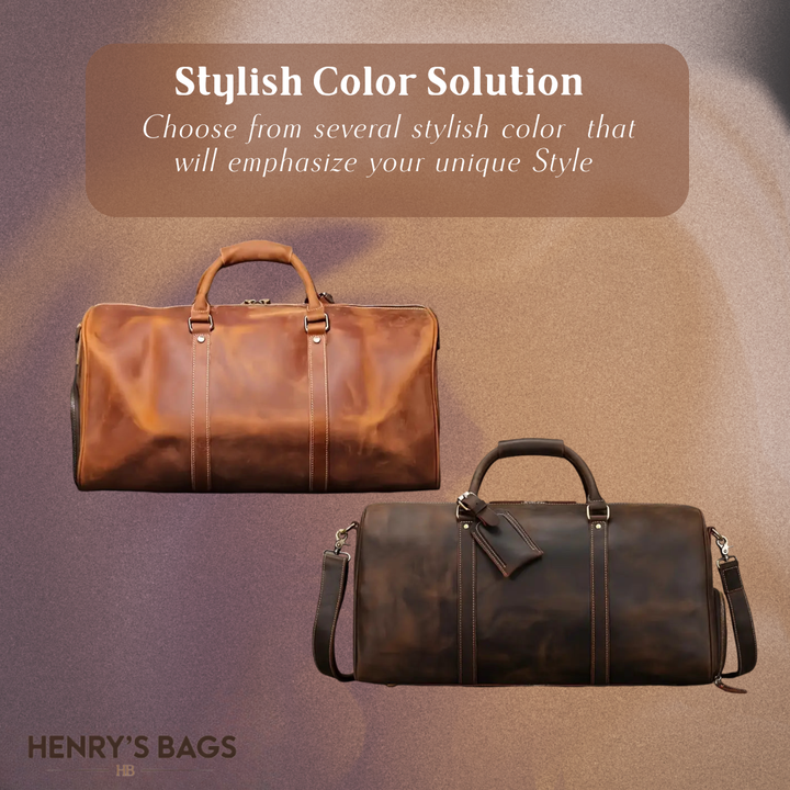 Callahan | Premium Leather Travel Duffel Bag (BUY 1 GET 1 FREE)