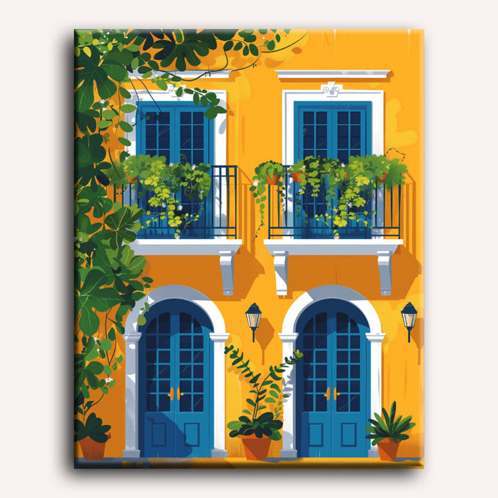 Malen nach Zahlen - Farben von Lissabon