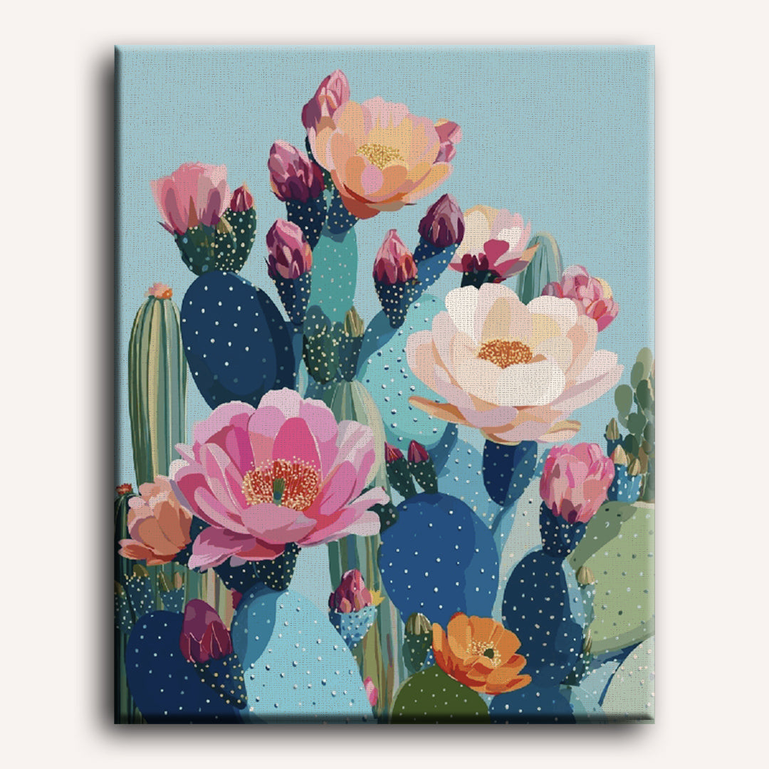 Malen nach Zahlen - Wüstenblüten