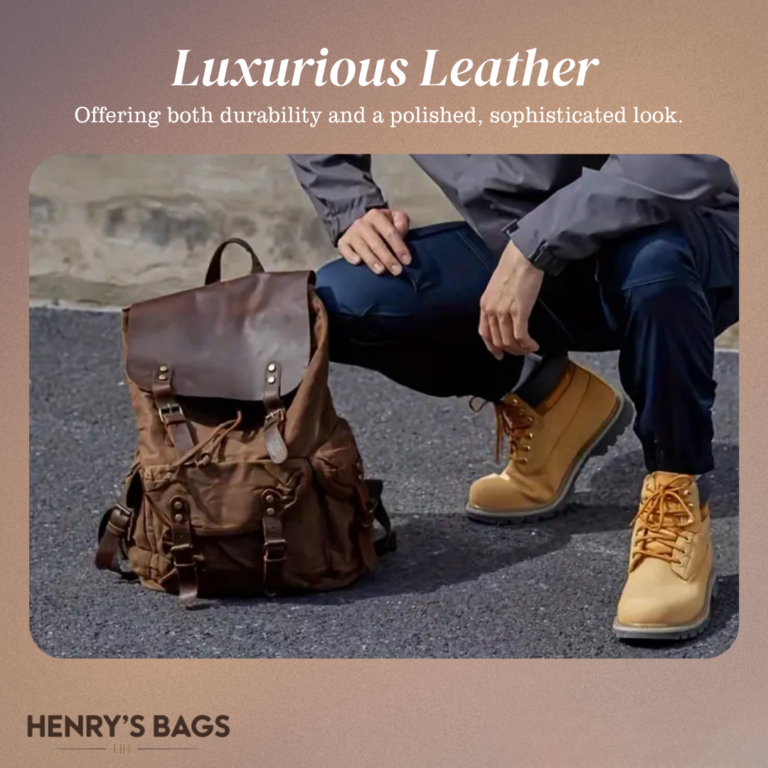 Crosby | Waterproof Retro Canvas Laptop Backpack