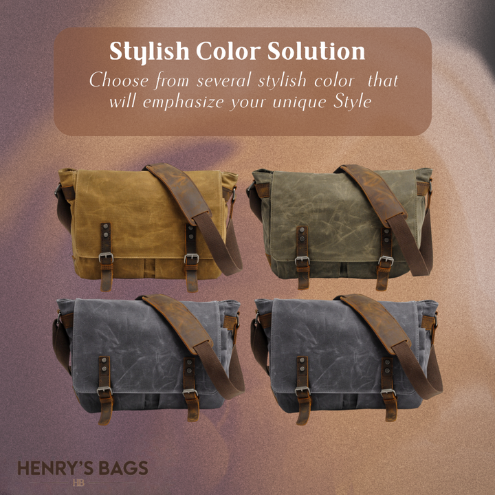 Drake | Waxed Accent Leather Shoulder Bag (BUY 1 GET 1 FREE)