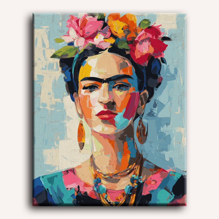Malen nach Zahlen - Ausdrucksstarke Frida