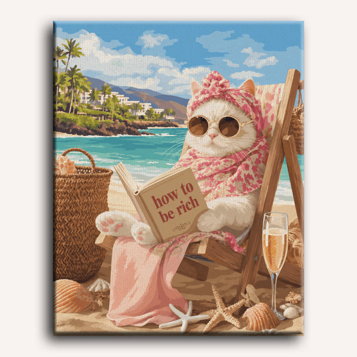 Malen nach Zahlen - Elegante Katze