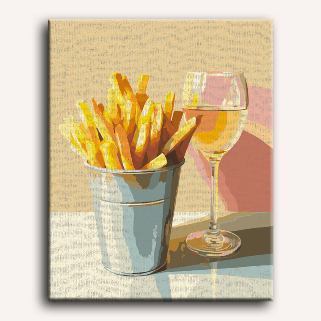 Malen nach Zahlen - Edle Pommes