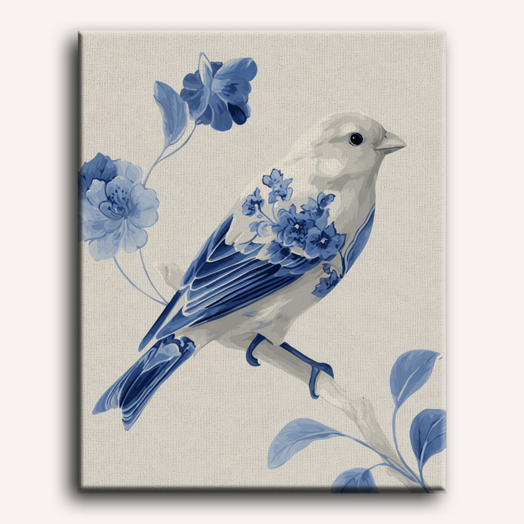 Malen nach Zahlen - Zarter Kanarienvogel