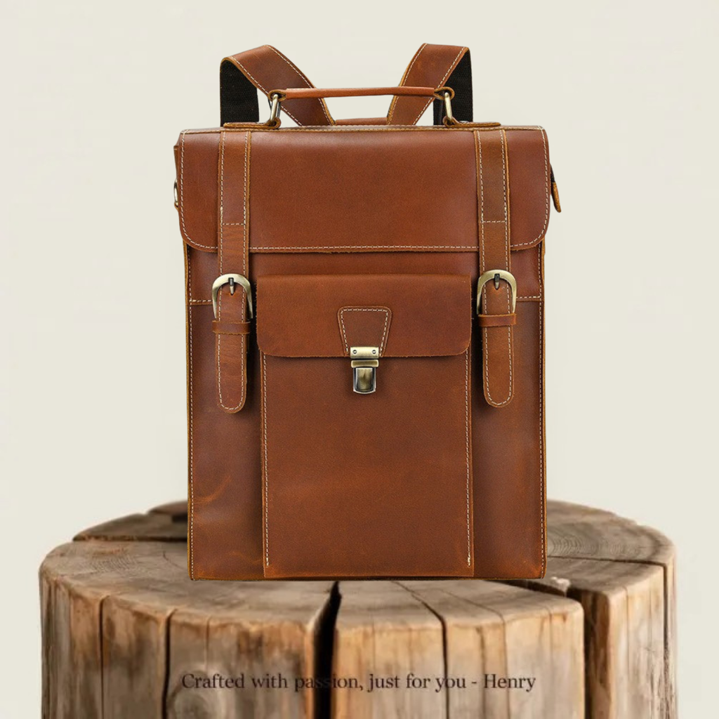 Girona | Leather Convertible Backpack