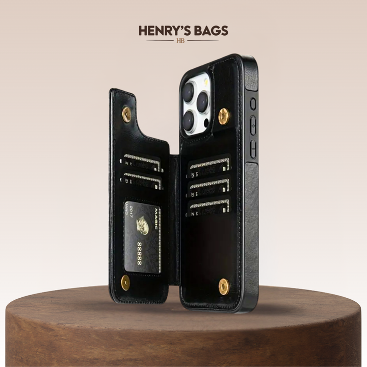 Harrison | RFID Blocking Magnetic Wallet Flip Phone Case (BUY 1 GET 1 FREE)
