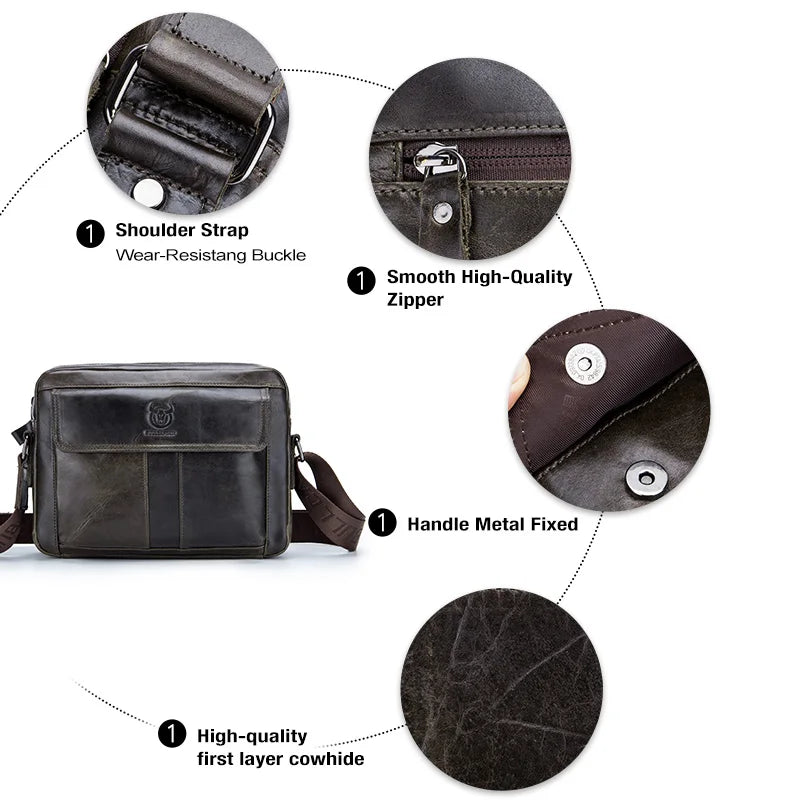 Greg | Genuine Leather Multifunctional Handbag