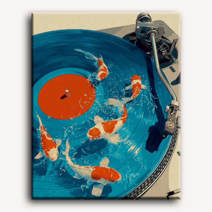 Malen nach Zahlen - Koi Schallplatten