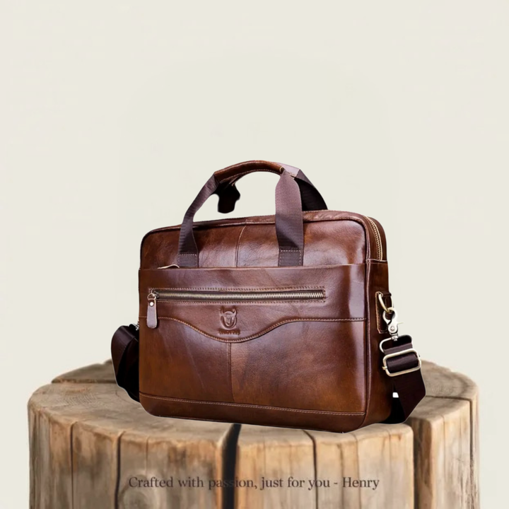 Anthony | Modern Leather Briefcase Crossbody Bag