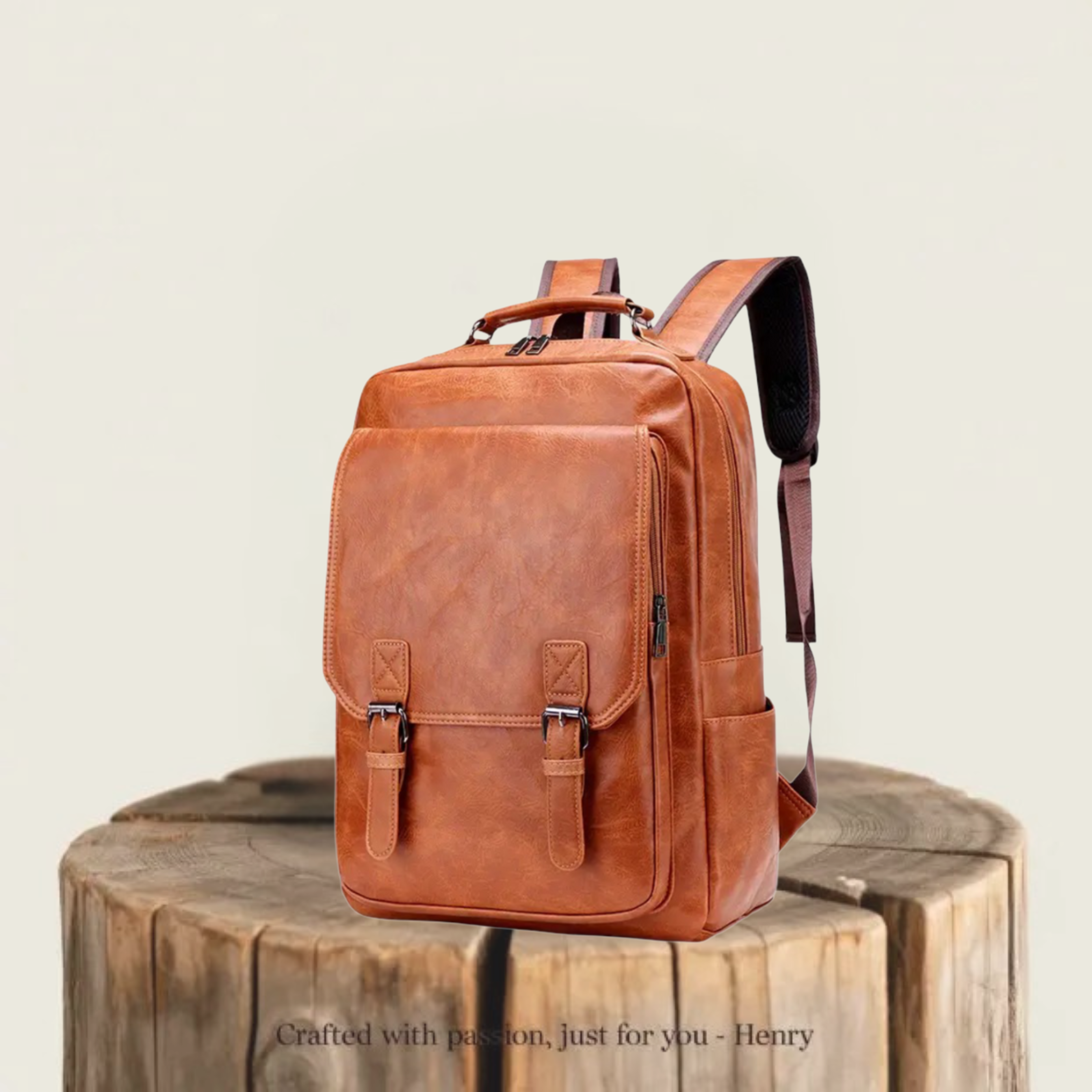 Theo | Premium Leather Backpack