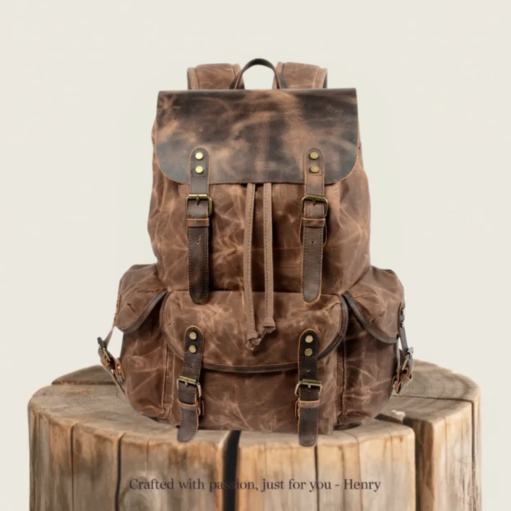 Crosby | Waterproof Retro Canvas Laptop Backpack (BUY 1 GET 1 FREE)