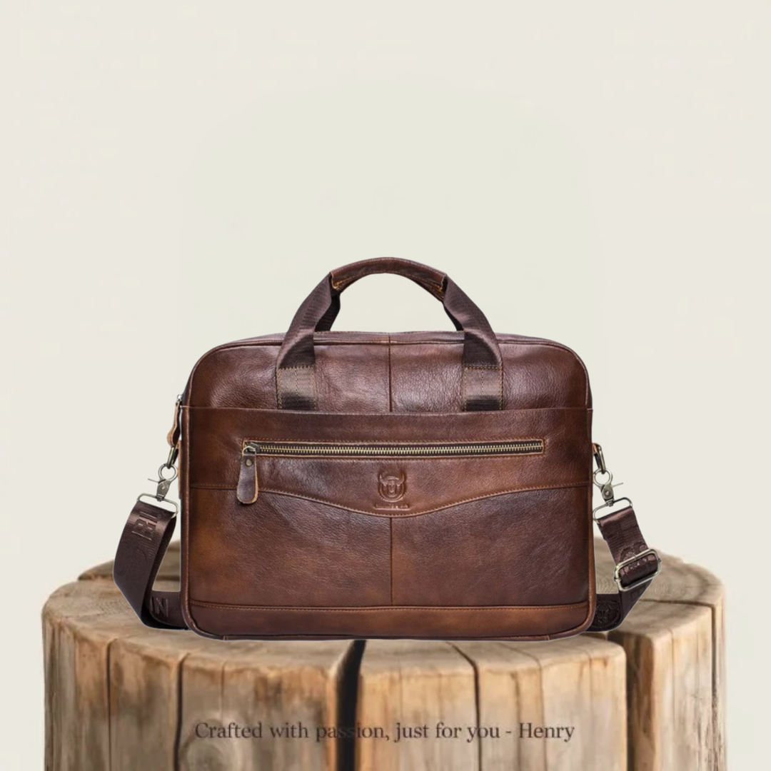 Mason | Professional Leather Laptop Bag (BUY 1 GET 1 FREE)