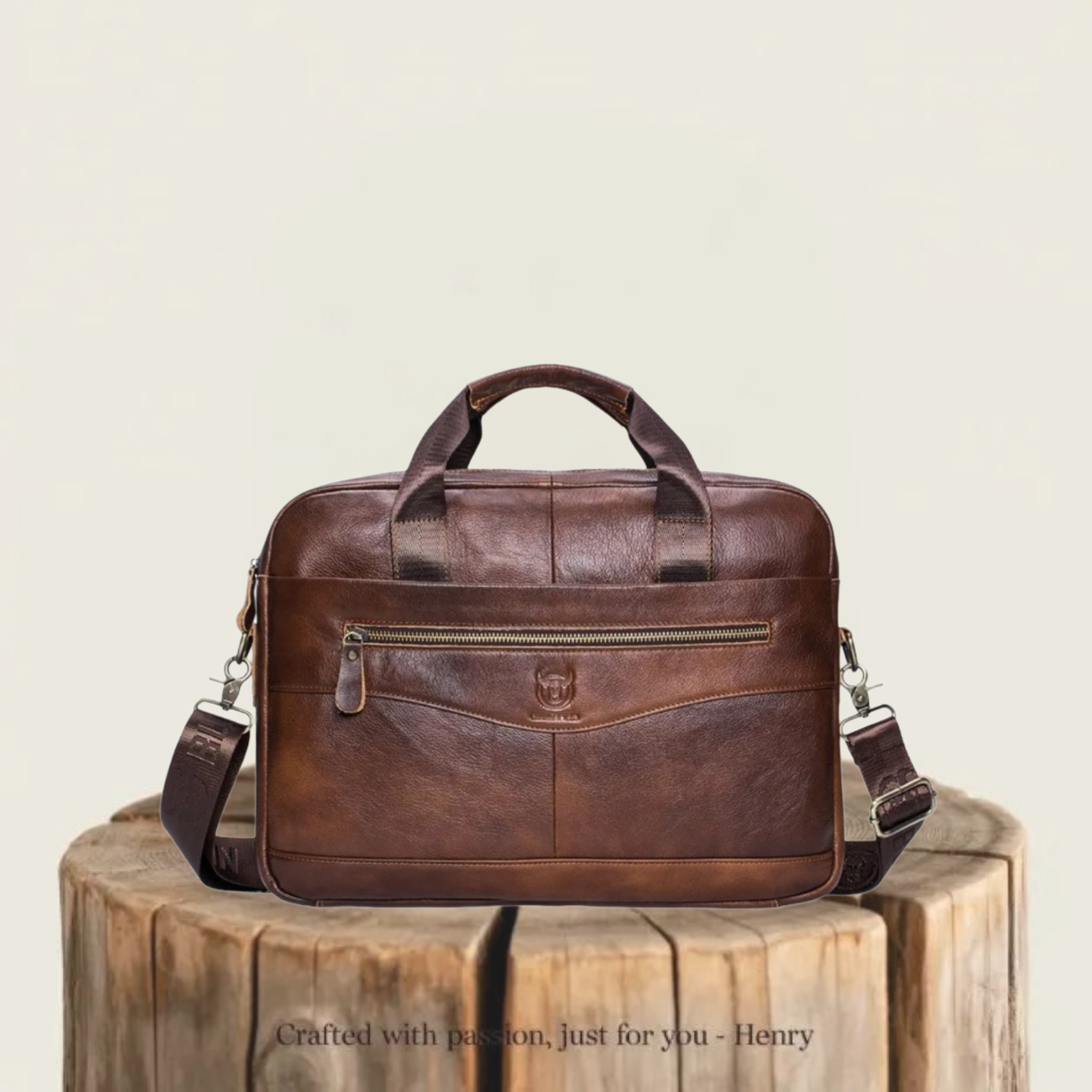 Mason | Professional Leather Laptop Bag