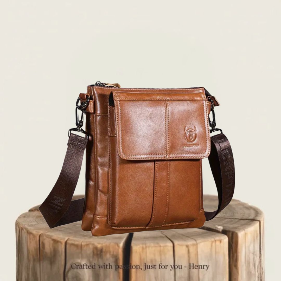 Colton | Slim Leather Crossbody with Flap Pocket Design (BUY 1 GET 1 FREE)