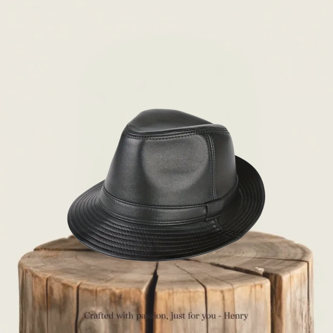 Timothy | Classic Leather Fedora Hat (BUY 1 GET 1 FREE)