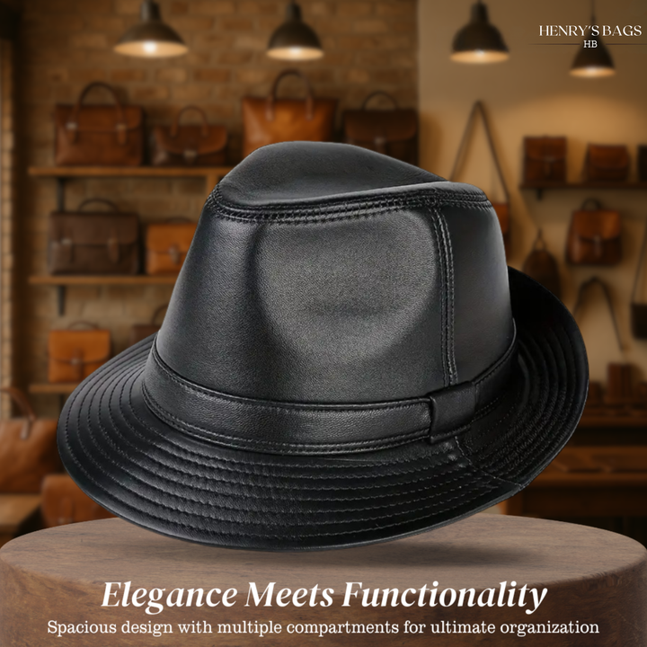 Timothy | Classic Leather Fedora Hat (BUY 1 GET 1 FREE)