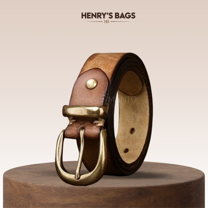 Luca | Retro Belt with Gold Buckle (BUY 1 GET 1 FREE)