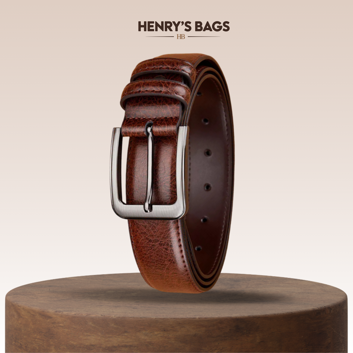 Logan | Belt with Classic Buckle