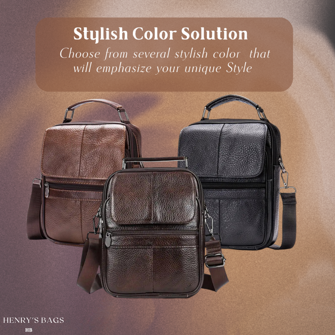 Jasper | Leather Courier Shoulder Bag for Men (BUY 1 GET 1 FREE)