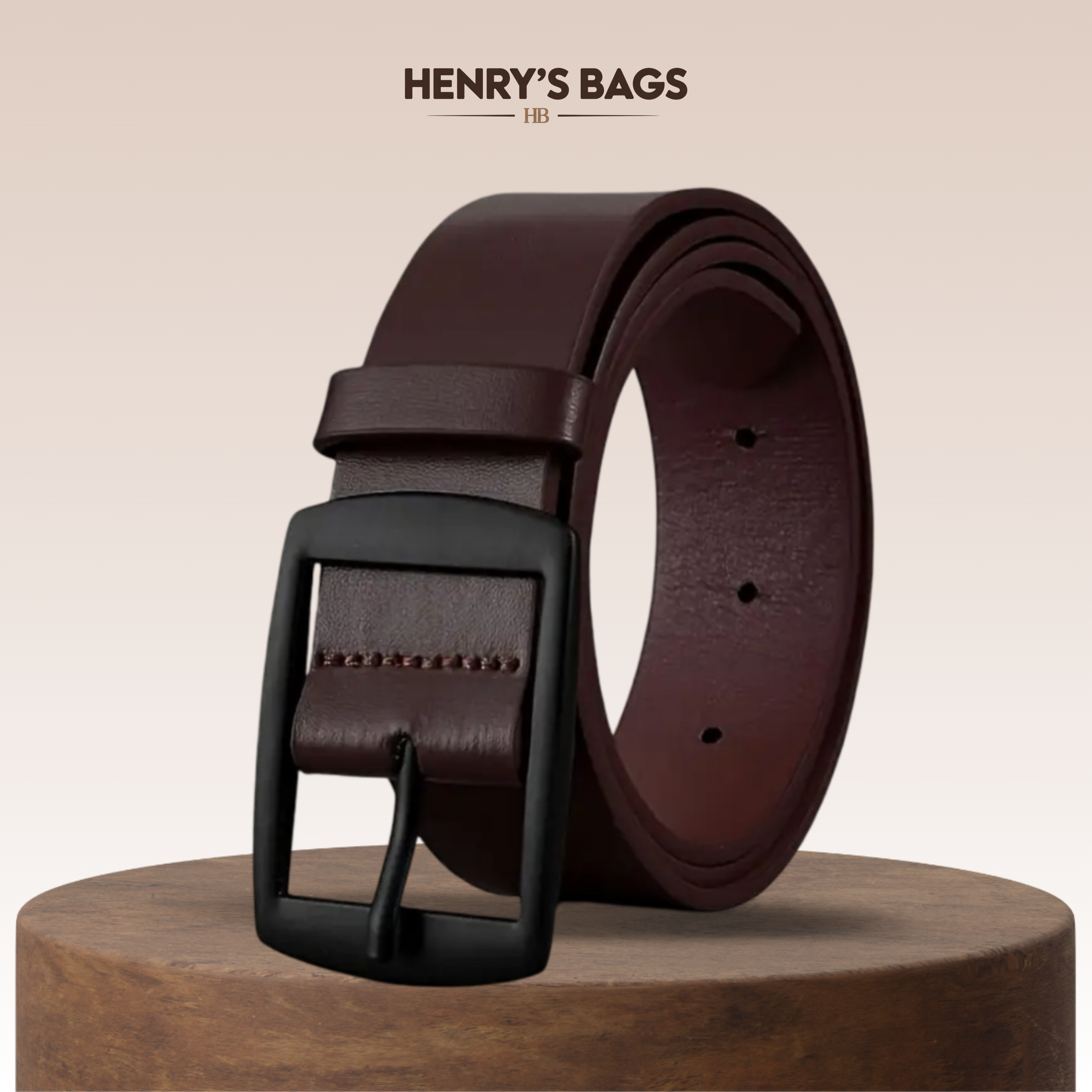 Milan | Everyday Belt with Square Alloy Buckle