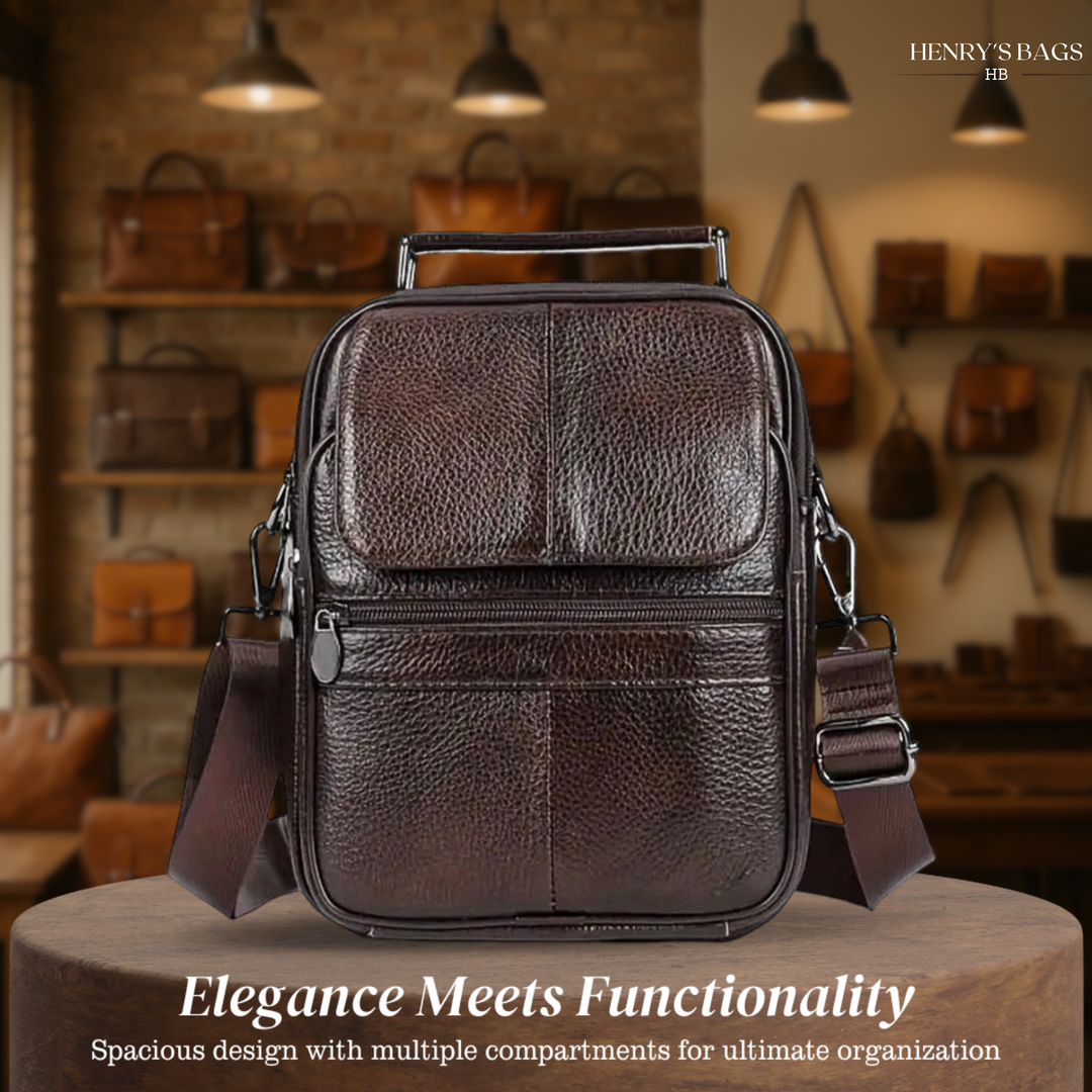 Jasper | Leather Courier Shoulder Bag for Men (BUY 1 GET 1 FREE)