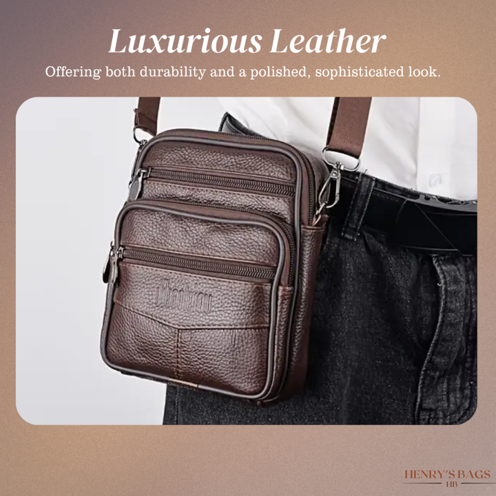 Brian | Textured Crossbody with Triple-Zip Utility (BUY 1 GET 1 FREE)