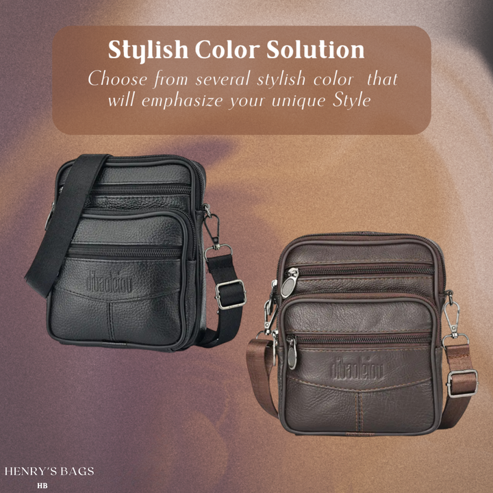 Brian | Textured Crossbody with Triple-Zip Utility (BUY 1 GET 1 FREE)