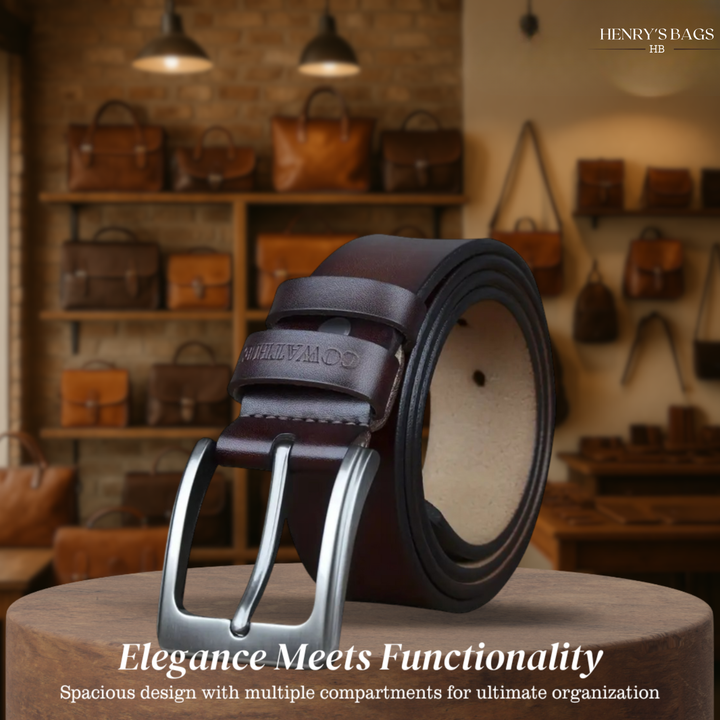 Noah | Vintage Belt with Square Pin Buckle (BUY 1 GET 1 FREE)
