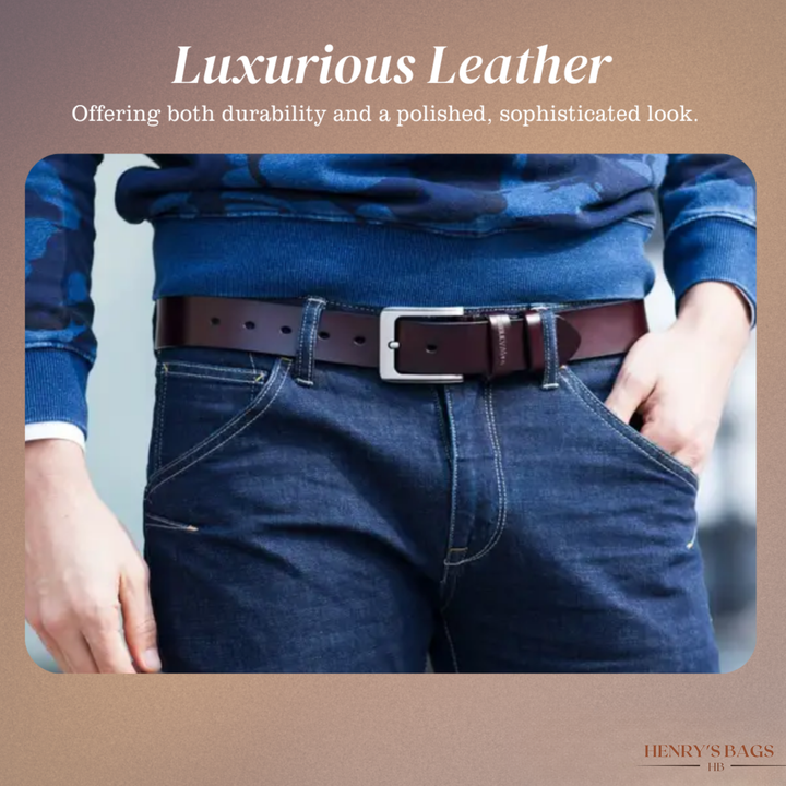 Noah | Vintage Belt with Square Pin Buckle (BUY 1 GET 1 FREE)