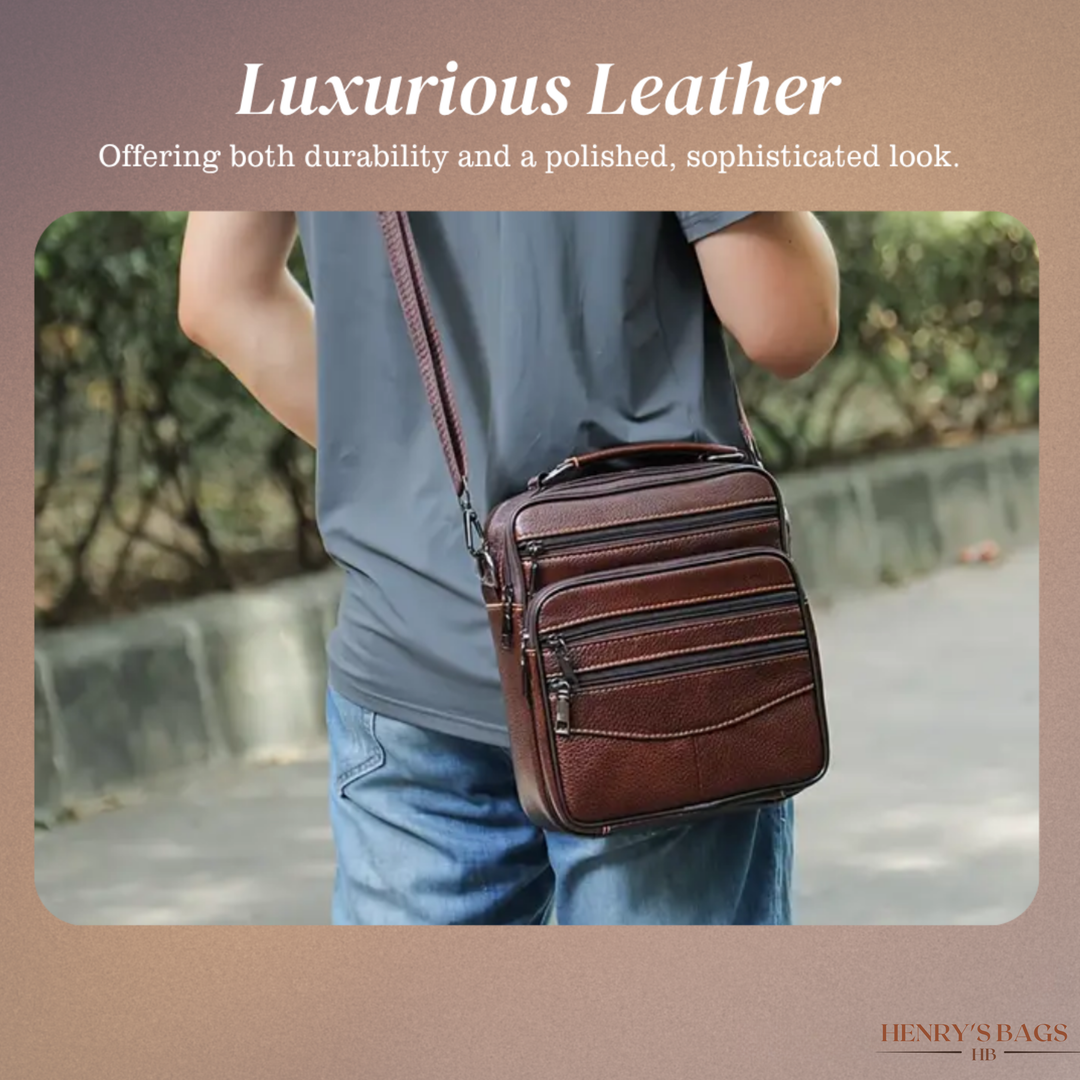 Logan | Leather Retro Crossbody Bag for Men (BUY 1 GET 1 FREE)