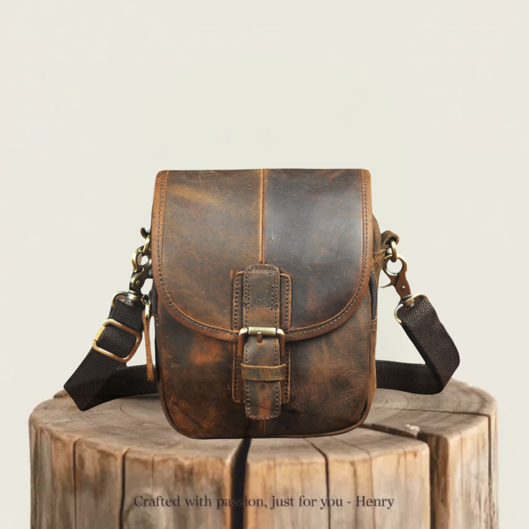 Damon | Genuine Leather Shoulder Bag for Men