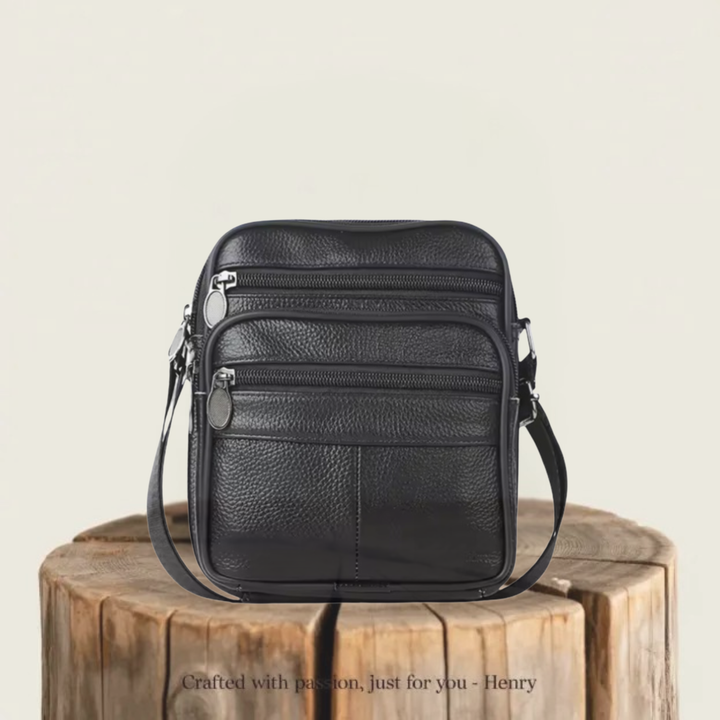 Griffin | Leather Business Crossbody Bag for Men