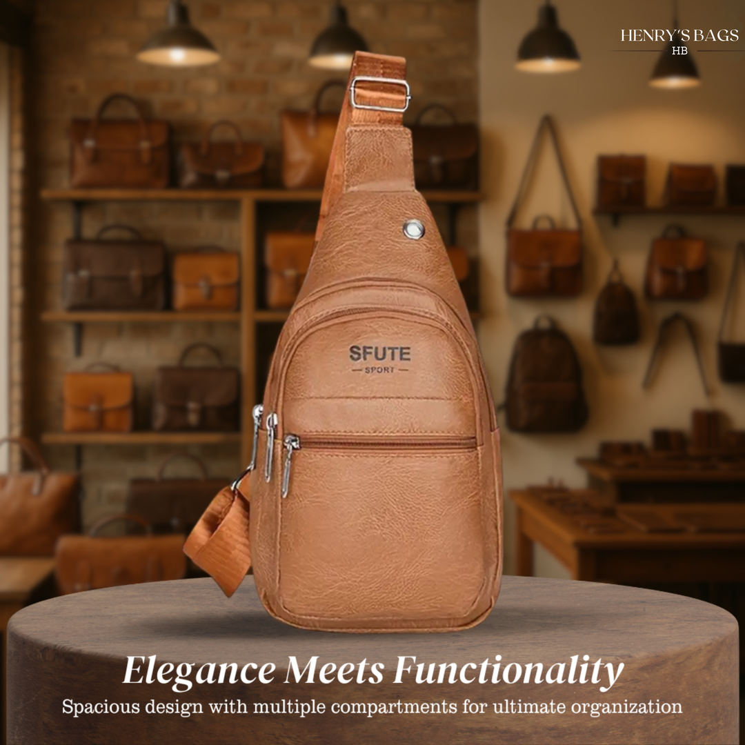 Joren | Compact Sling Bag with Multi-Zip Storage