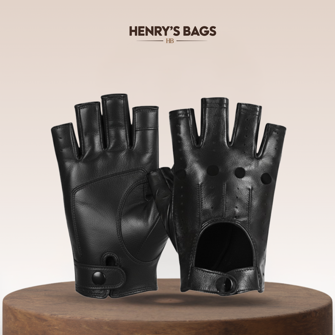 Florian | Perforated Leather Motorcycle Gloves (BUY 1 GET 1 FREE)