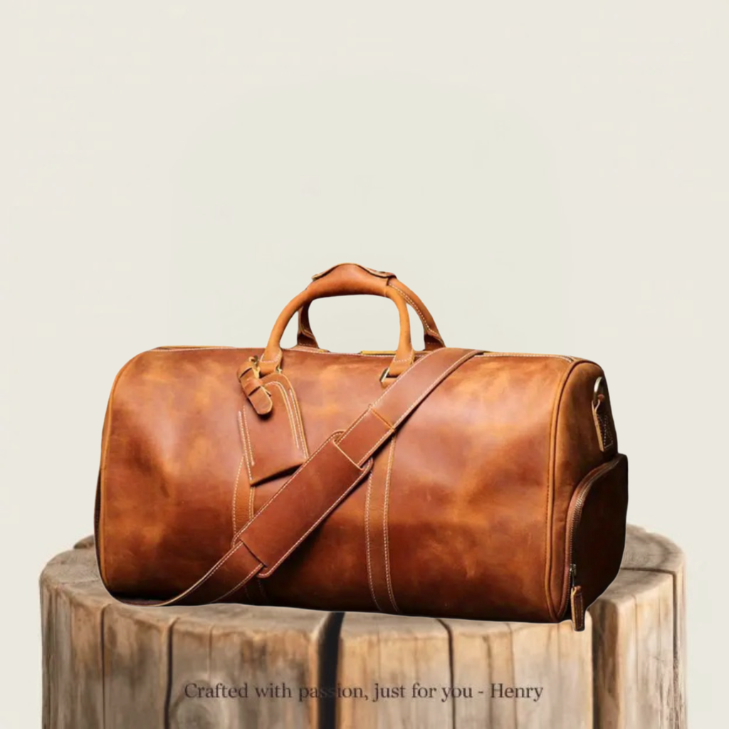 Montgomery | Genuine Top-Layer Cowhide Duffel Crossbody Bag