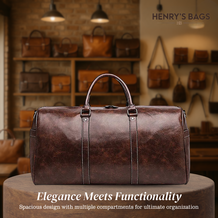 Lennox | Leather Weekender Travel Bag (BUY 1 GET 1 FREE)