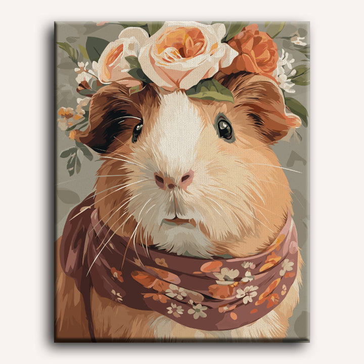 Malen nach Zahlen - Madame Meerschweinchen
