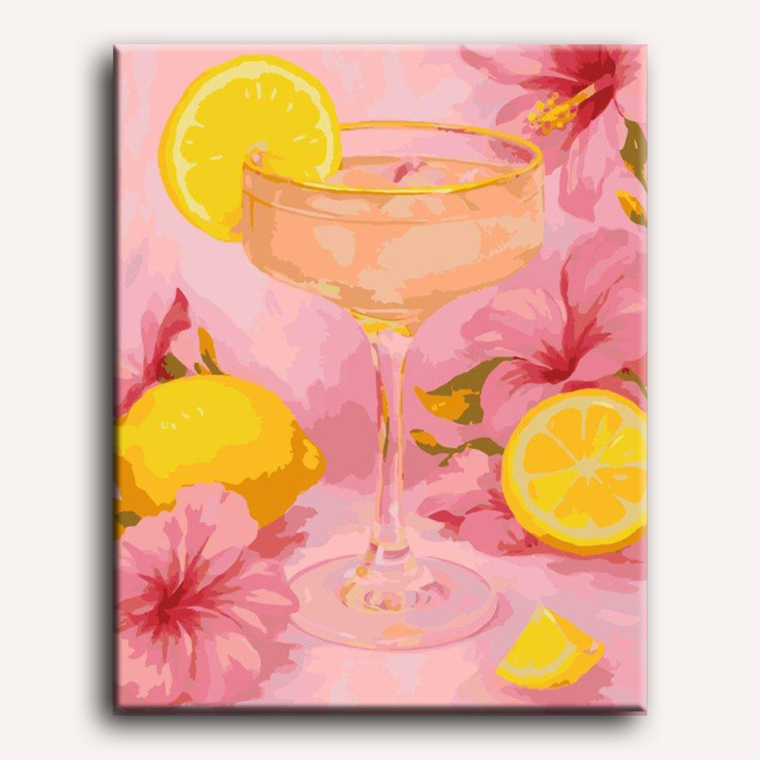 Malen nach Zahlen - Hawaiianischer Cocktail