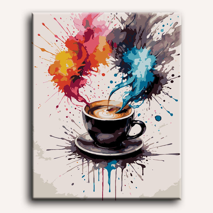 Malen nach Zahlen - Kaffee | Color Splash