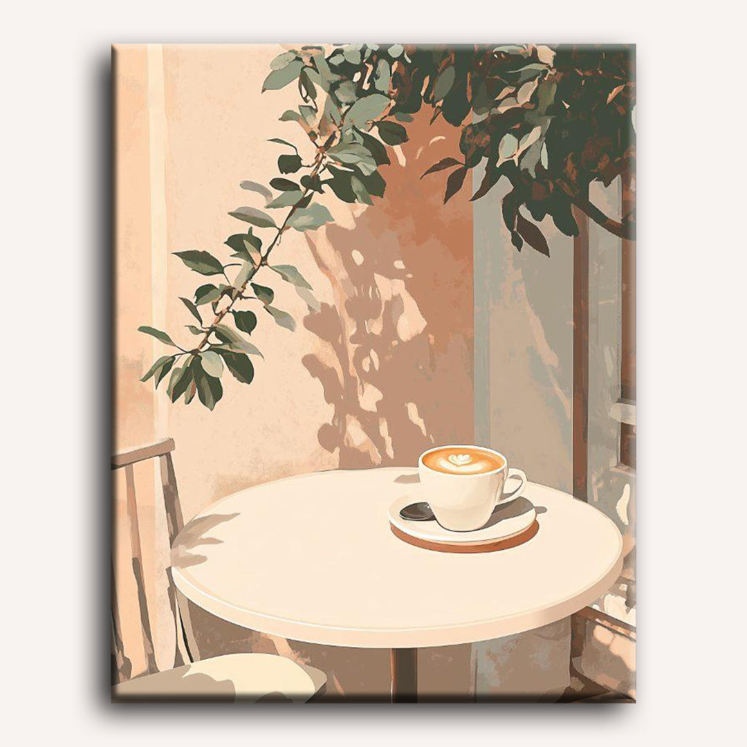 Malen nach Zahlen - Morgenkaffee