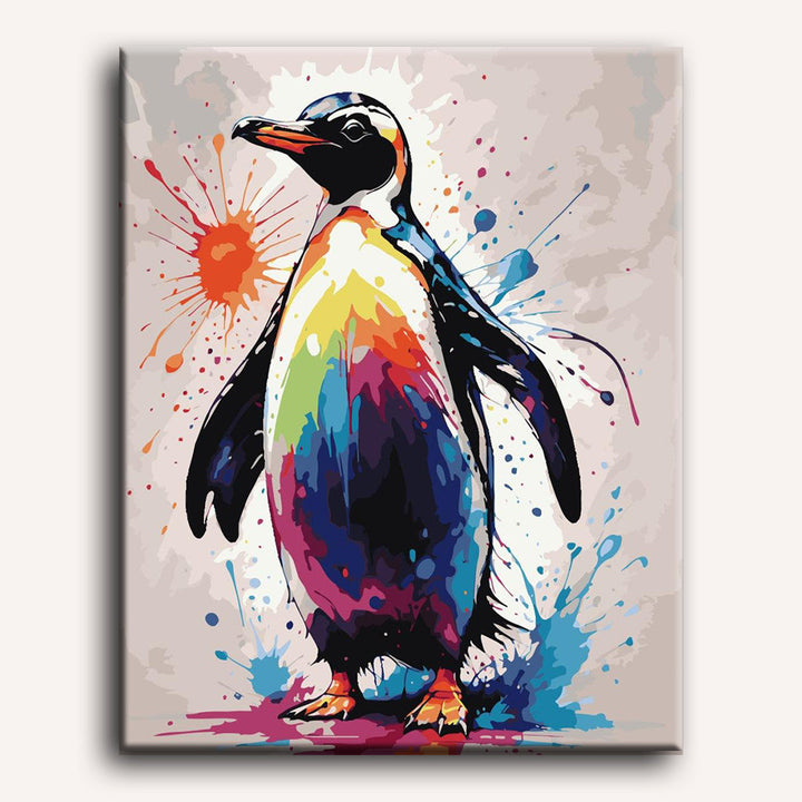 Malen nach Zahlen - Pinguin | Color Splash