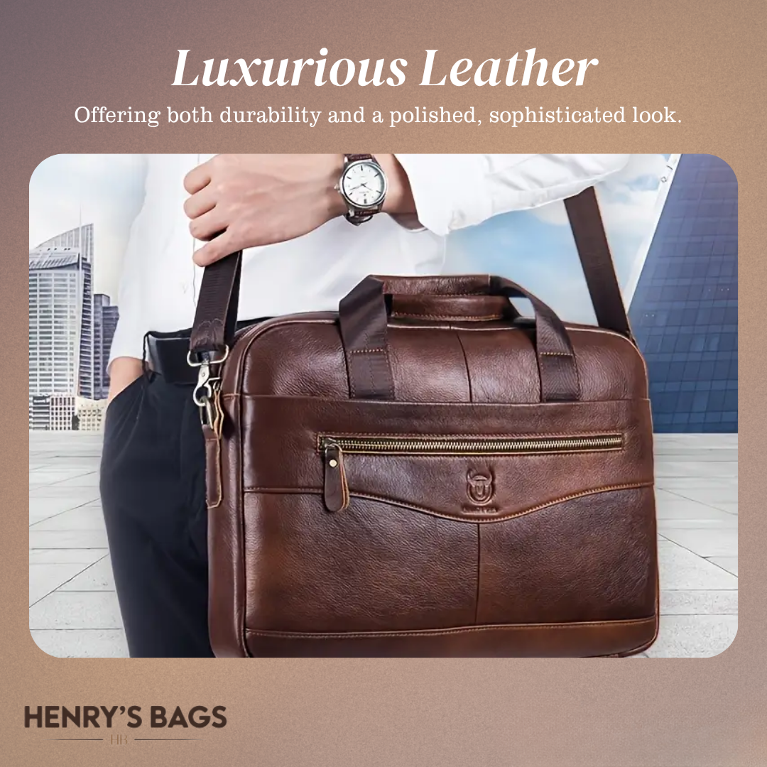 Mason | Professional Leather Laptop Bag