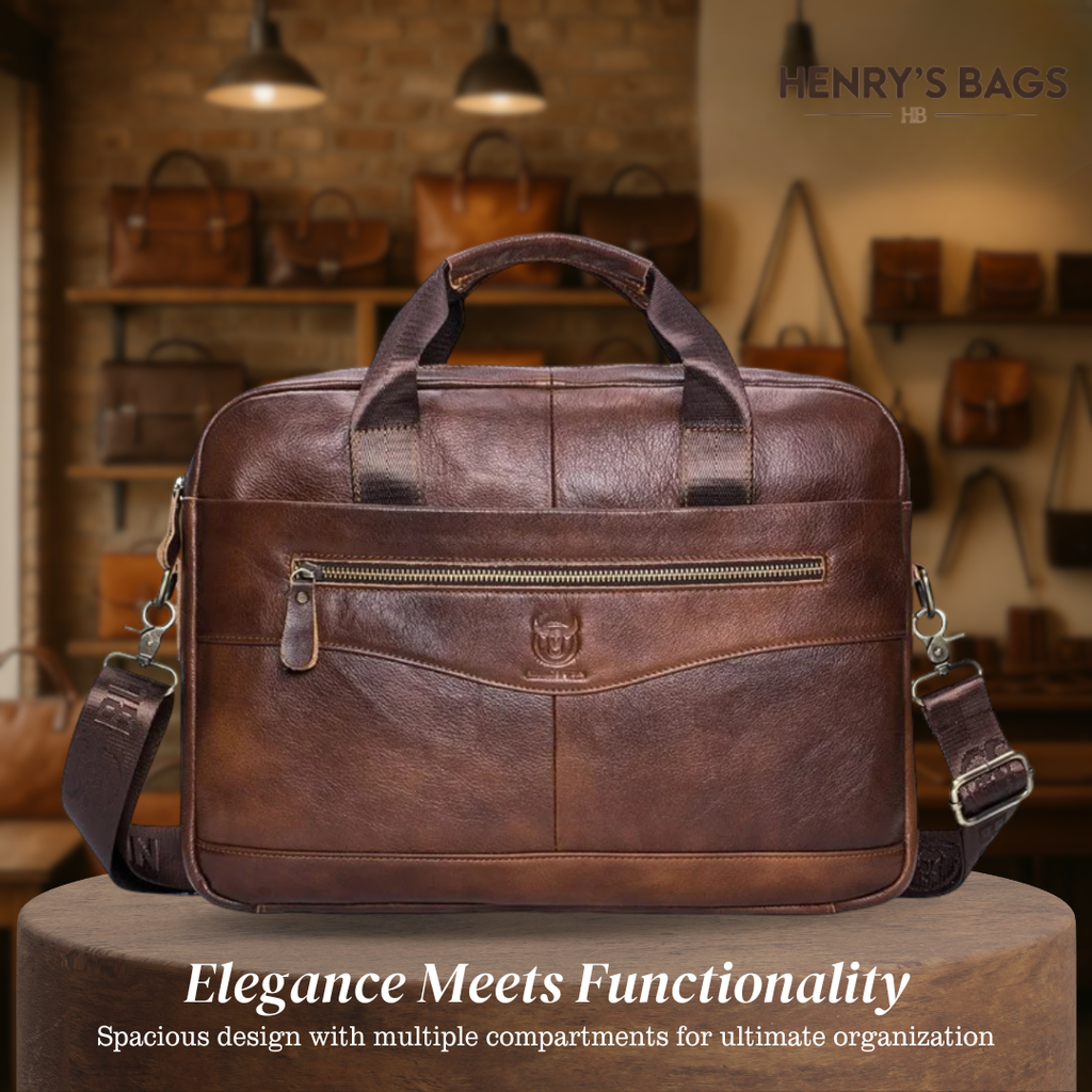 Mason | Professional Leather Laptop Bag