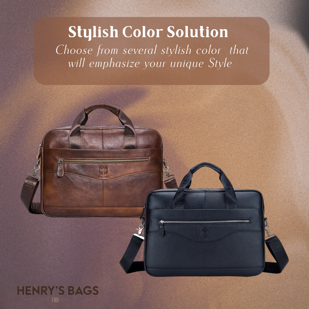Mason | Professional Leather Laptop Bag