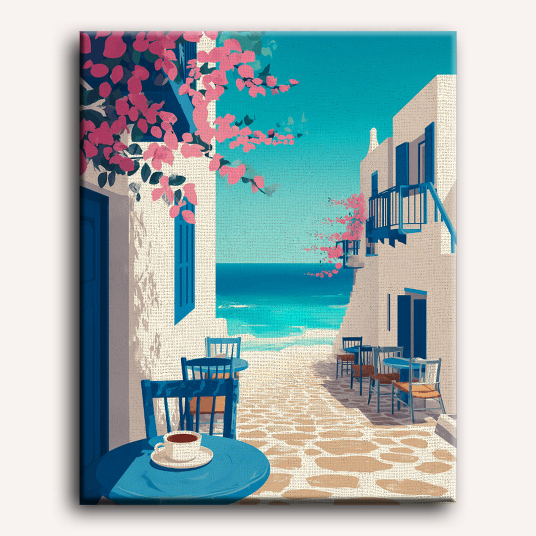 Malen nach Zahlen - Mediterrane Reise
