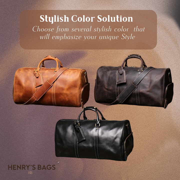 Montgomery | Genuine Top-Layer Cowhide Duffel Crossbody Bag (BUY 1 GET 1 FREE)