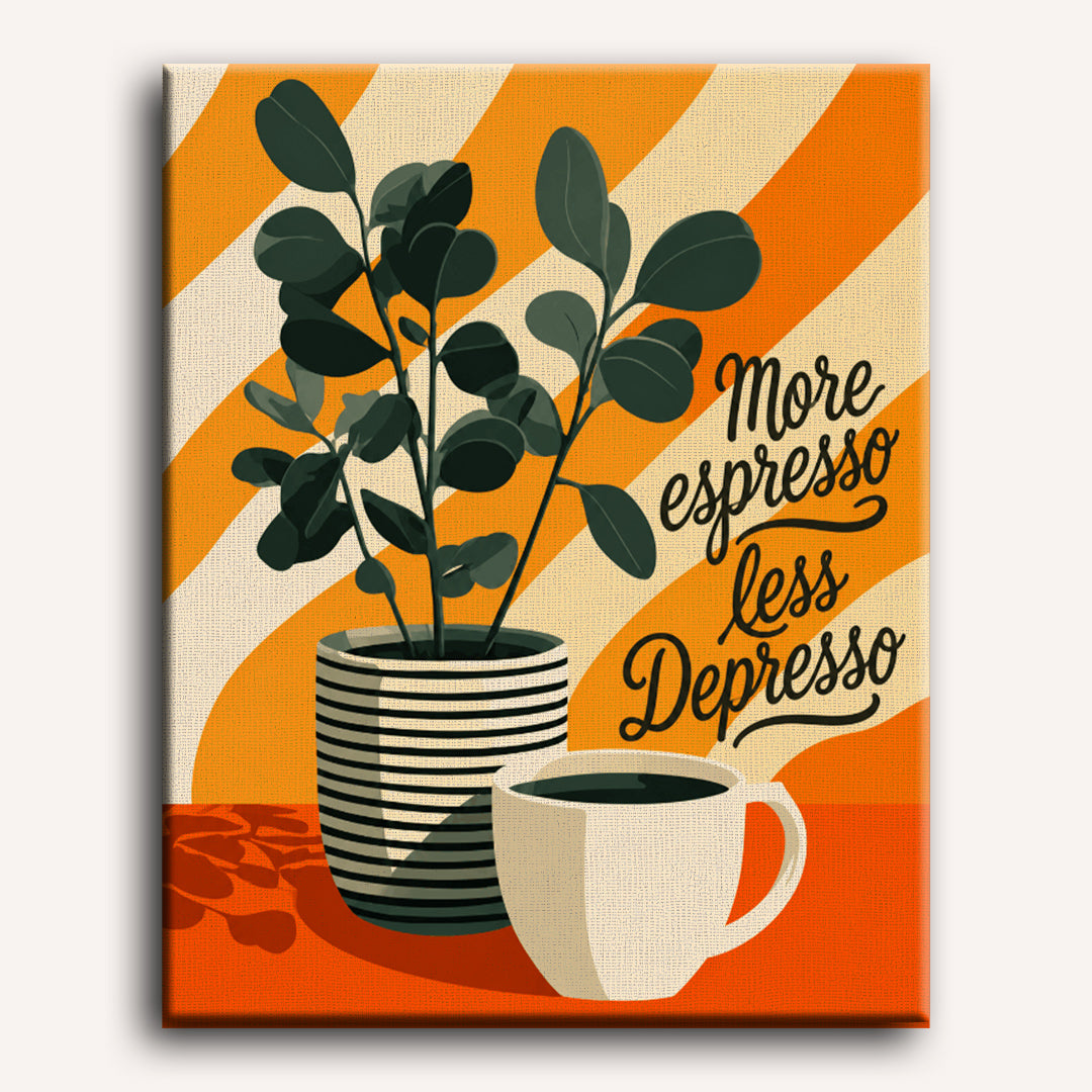 Malen nach Zahlen - Mehr Espresso